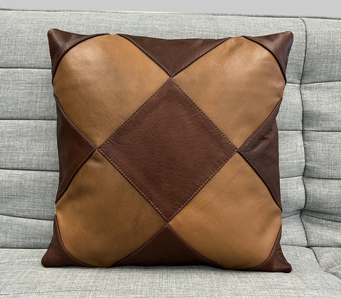 2X Diamonds Original Leather Cushion Covers