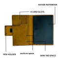 leather cover a5 notebook