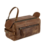 mens leather toiletry bag